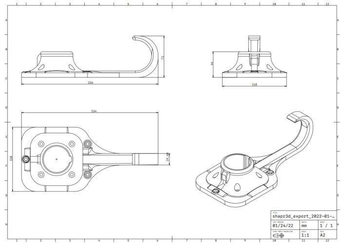 EVSE Socket and Cable Holder V1