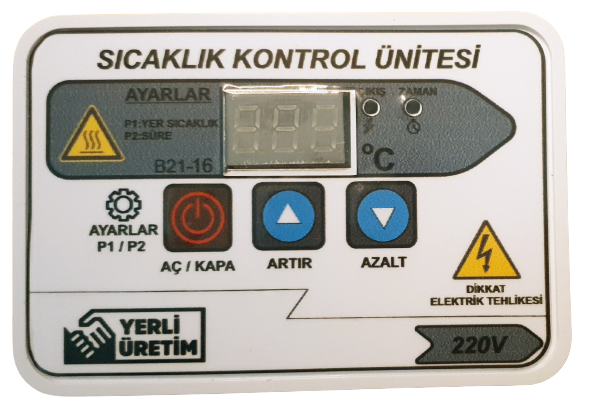 yerden halı altı ısıtıcı kontrol termostatı