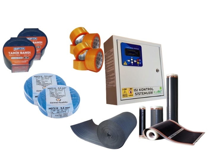 3 oda 1 salon ev villa ısıtma paketi