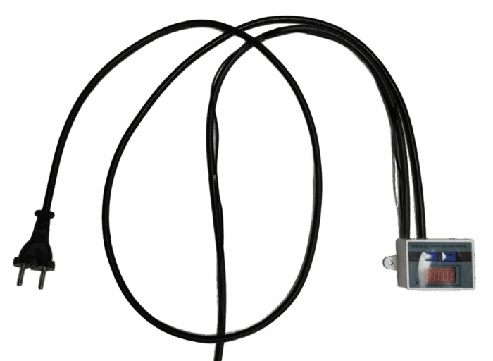 W3001 220V AC Dijital Termostat 2x1mm TTR kablolu - Görsel 4