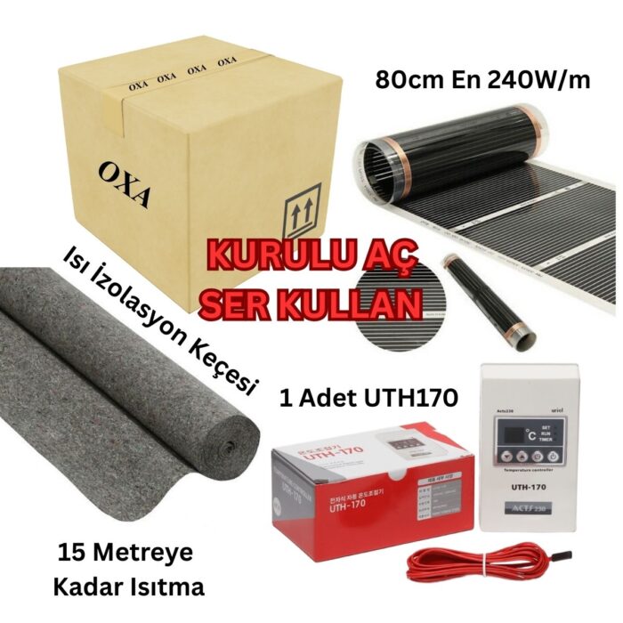 UTH170 Termostatlı Halı Altı Isıtıcı